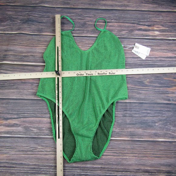 Good American NEW Always Fits Sculpt One Piece Swimsuit Green 4XL/5XL - Picture 7 of 10